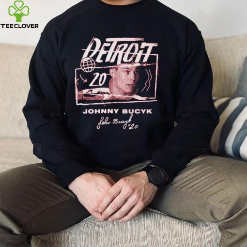 Johnny Bucyk Detroit Red Wings Tones signature hoodie, sweater, longsleeve, shirt v-neck, t-shirt