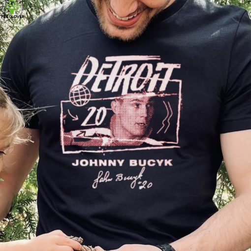 Johnny Bucyk Detroit Red Wings Tones signature hoodie, sweater, longsleeve, shirt v-neck, t-shirt