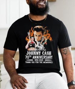 Johnny Cash 70th Anniversary 1954 2024 Thank You For The Memories T shirt 1 Johnny Cash 70th Anniversary 1954 2024 Thank You For The Memories T shirt