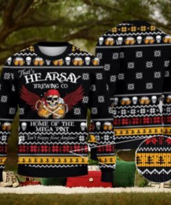 Johnny Depp Hearsay Brewing CO Sweater Xmas Christmas Gift Vacation
