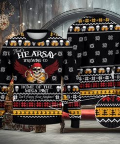 Johnny Depp Hearsay Brewing CO Sweater Xmas Christmas Gift Vacation
