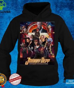 Johnny Depp Infinite Characters We Love You Johnny Depp T Shirt