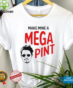 Johnny Depp Make Mine A Mega Pint T hoodie, sweater, longsleeve, shirt v-neck, t-shirt