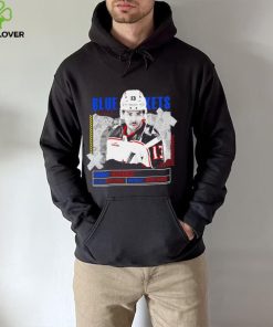 Johnny Gaudreau Columbus Blue Jackets ice hockey player information paper shirt