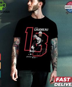 Johnny Gaudreau Columbus Offset T Shirt