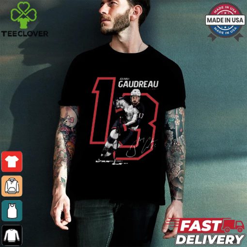 Johnny Gaudreau Columbus Offset T Shirt