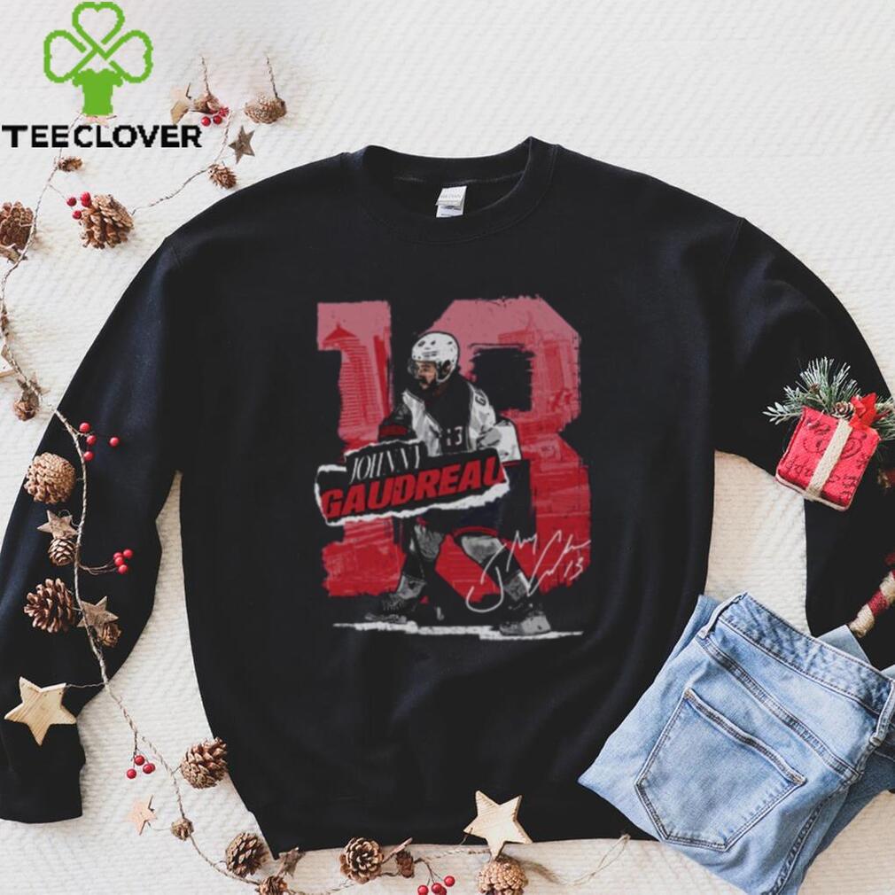 Johnny Gaudreau Columbus Rough T Shirt Johnny Gaudreau Columbus Rough T Shirt