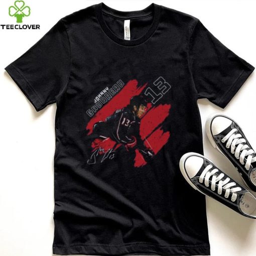 Johnny Gaudreau Columbus Stripes T Shirt