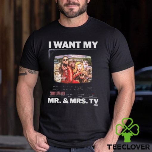 Johnny Tv & Taya Valkyrie   I Want My Mr. And Mrs. Tv Shirt