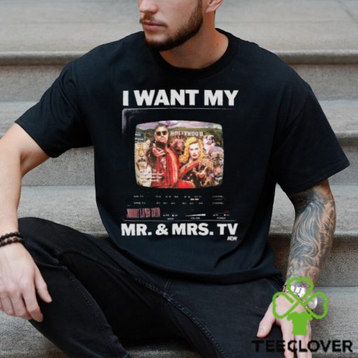 Johnny Tv & Taya Valkyrie   I Want My Mr. And Mrs. Tv Shirt