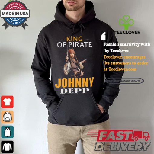 Johnny depp king of pirates of the caribbean shirt