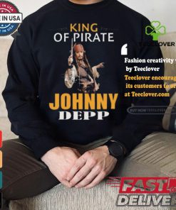 Johnny depp king of pirates of the caribbean shirt