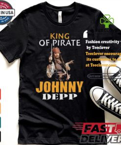 Johnny depp king of pirates of the caribbean shirt