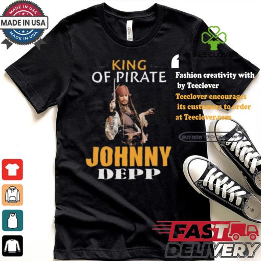 Johnny depp king of pirates of the caribbean shirt