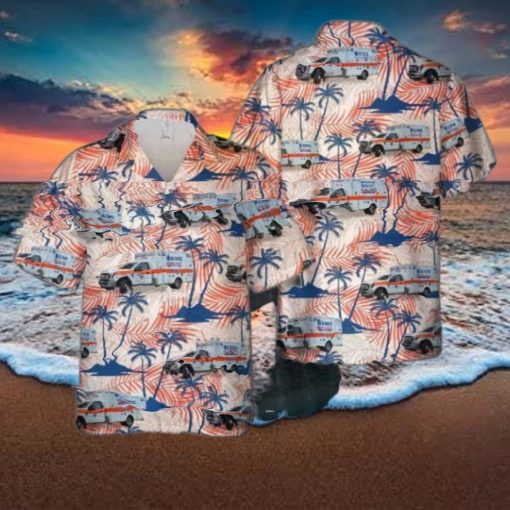 Johnson City, Tennessee, Washington County City Ems Hawaiian Shirt