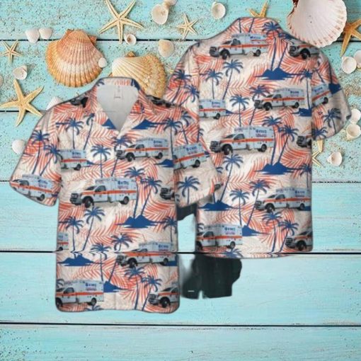Johnson City, Tennessee, Washington County City Ems Hawaiian Shirt