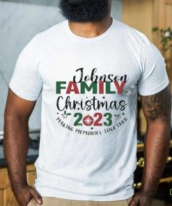 Johnson Family Christmas 2023 Matching Memories Together Merry Christmas Shirt