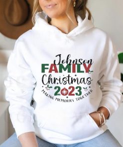 Johnson Family Christmas 2023 Matching Memories Together Merry Christmas Shirt