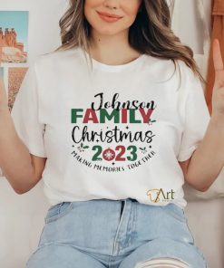 Johnson Family Christmas 2023 Matching Memories Together Merry Christmas Shirt