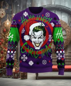 Joker Ha Ha Ha Green Ugly Christmas Sweater