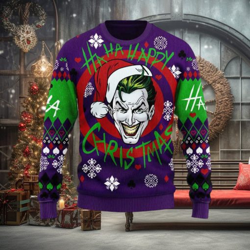 Joker Ha Ha Ha Green Ugly Christmas Sweater