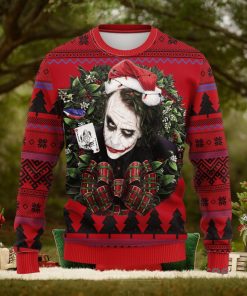 Joker With Card Noel Mc Thanksgiving Women Mens Ugly Christmas Sweater