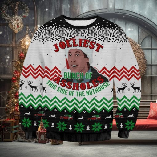 Jolliest Bunch of Asholes Nation Lampoon’s Vacation Knitted 3D Sweater For Christmas