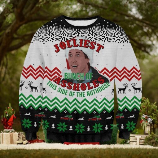Jolliest Bunch of Asholes Nation Lampoon’s Vacation Knitted 3D Sweater For Christmas