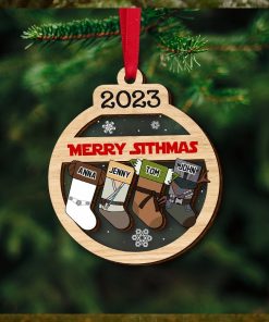 Jolliest Family In The Galaxy, Personalized Stocking Ornament, Christmas Gifts