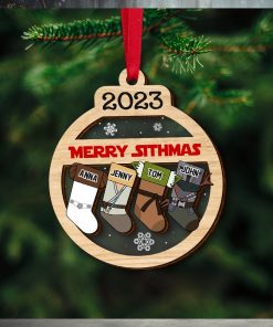 Jolliest Family In The Galaxy, Personalized Stocking Ornament, Christmas Gifts