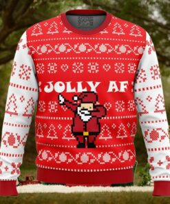 Jolly AF Ugly Christmas Sweater