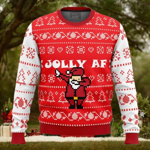 Jolly AF Ugly Christmas Sweater