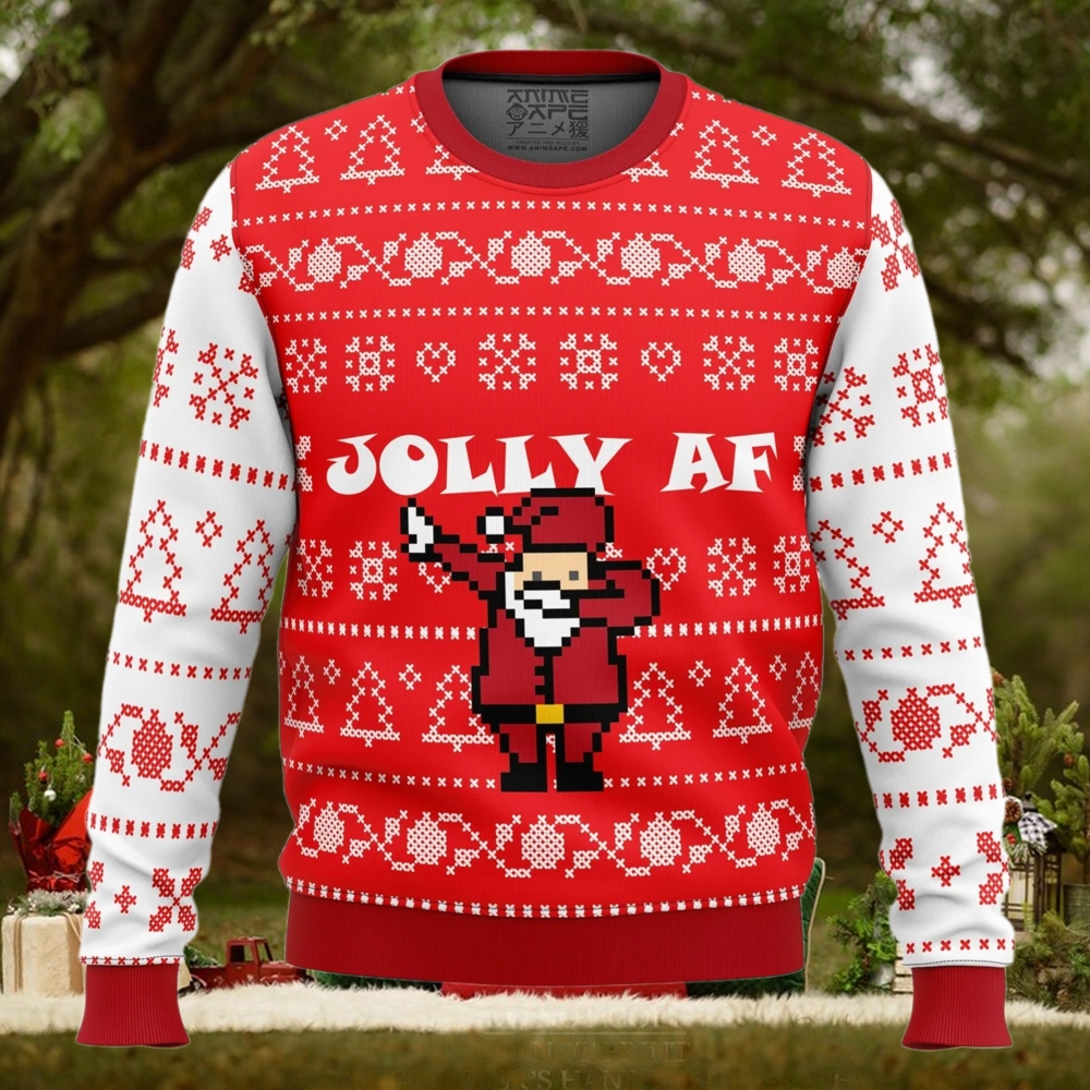 Jolly AF Ugly Christmas Sweater Jolly AF Ugly Christmas Sweater