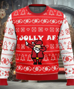 Jolly AF Ugly Christmas Sweater