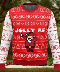 Jolly AF Ugly Funny Christmas Sweaters