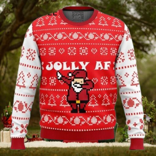 Jolly AF Ugly Funny Christmas Sweaters