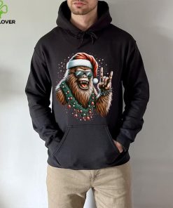 Jolly Bigfoot Christmas Rock T Shirt