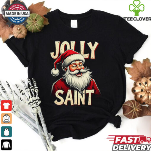 Jolly Saint Santa Claus T Shirt