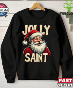 Jolly Saint Santa Claus T Shirt