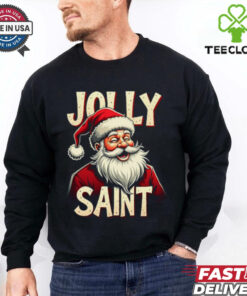 Jolly Saint Santa Claus T Shirt