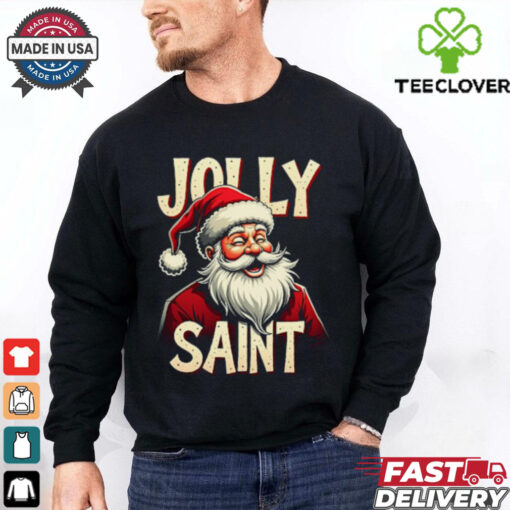 Jolly Saint Santa Claus T Shirt