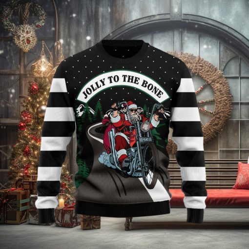 Jolly To The Bone Ugly Christmas Sweater Gift Men Women