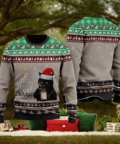 Jolly With Coffee Ugly Christmas Sweater For Men & Women