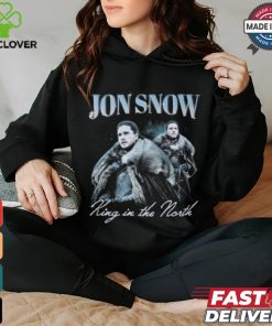 Jon snow king in the north shirt