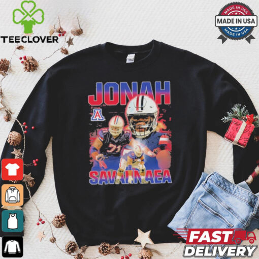 Jonah Savaiinaea Arizona Wildcats Football T Shirt
