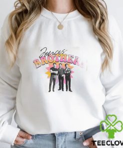 Jonas Brother In Pink Shirt Brothers Five Albums One Night Tour Vintage Hoodie Classic