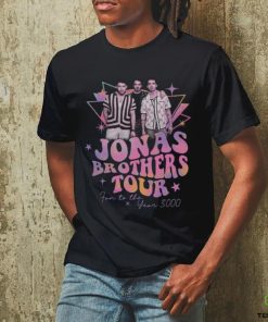 Jonas Brother In Pink Shirt Jonas Brothers Merch Tour I Love Hot Dads Sweatshirt