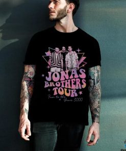 Jonas Brother In Pink Shirt Jonas Brothers Merch Tour I Love Hot Dads Sweatshirt