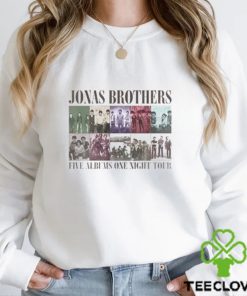 Jonas Brother Tour 2023 Vintage Shirt Retro Joe Merch Sweatshirt Five Albums One Night T Shirt