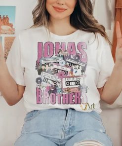 Jonas Brothers Double Sided T Shirt Tour Shirt Concert 2023 Retro Unisex Gift Hoodie
